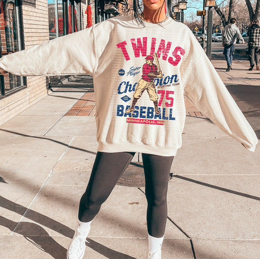Twins Baseball Crewneck Sweatshirt *PRE ORDER